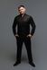 Black Men's Long Sleeve Shirt