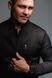 Black Men's Long Sleeve Shirt